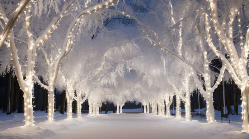 Christmas Lights Hanging