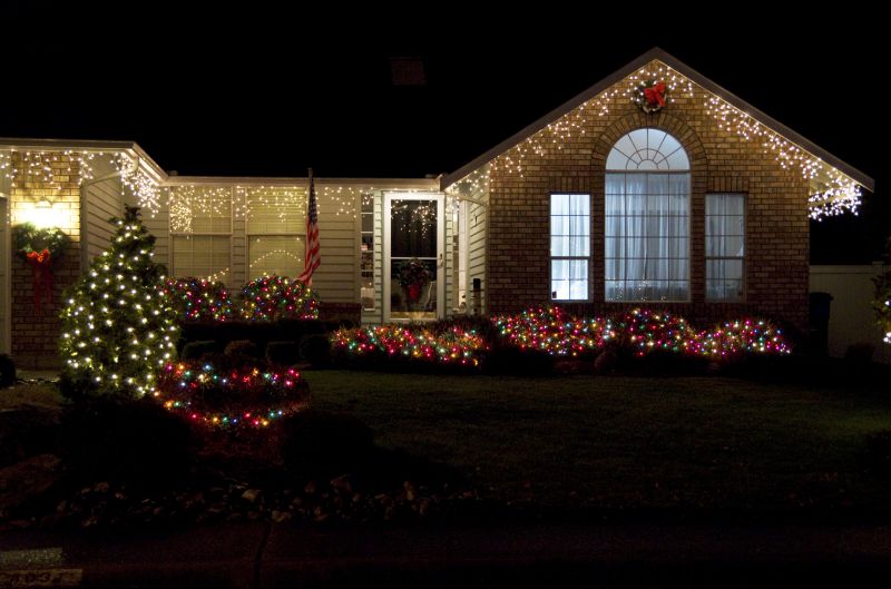 Decorative Lights on a House