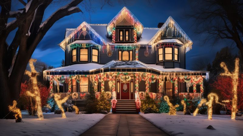 Christmas Lights Installation in Roswell, GA