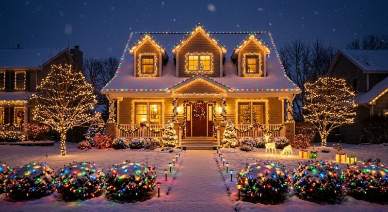 Christmas Lights Installation in Roswell, GA