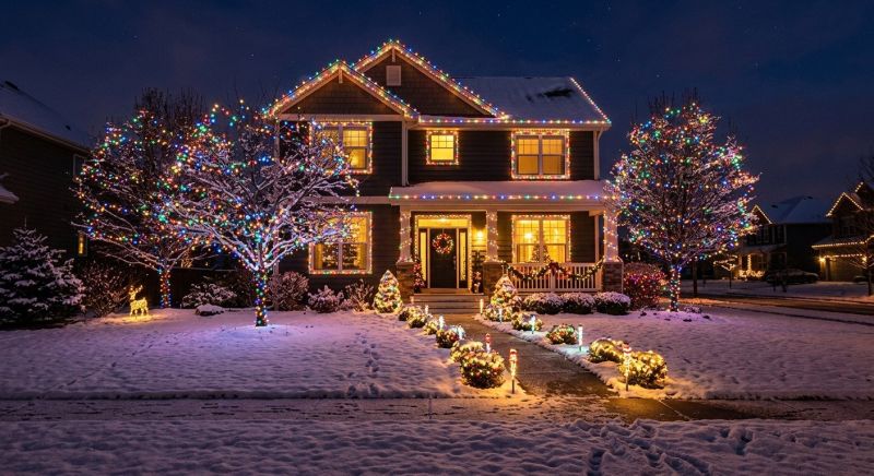 Holiday Lights Installation in Olathe, KS