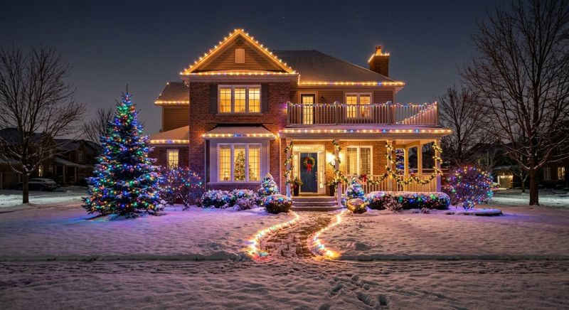 Holiday Lights Installation in Kansas City, KS