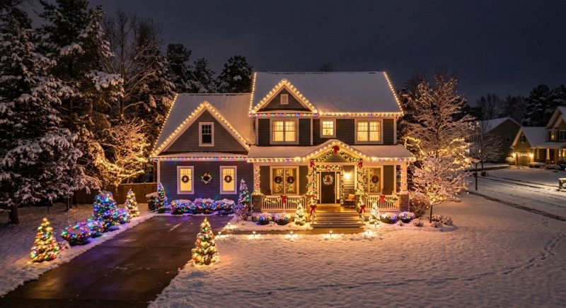 Holiday Lights Installation in Roswell, GA