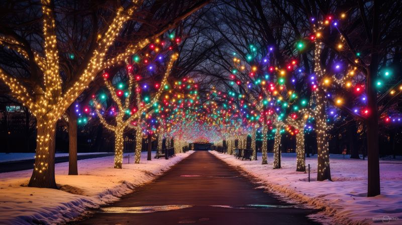 Seasonal Lights Installation in Roswell, GA