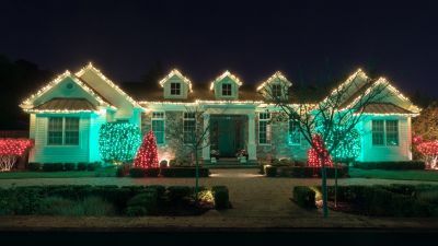 Xmas Lights Installation in Roswell, GA